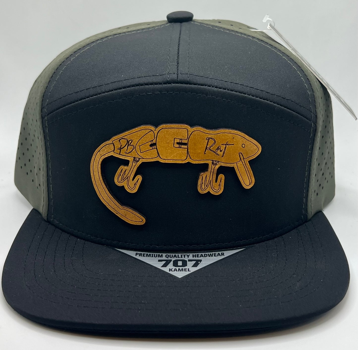 Pb rat hats leather patch